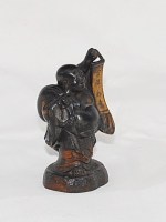 Antiker feinst geschnitzter Glücks Buddha